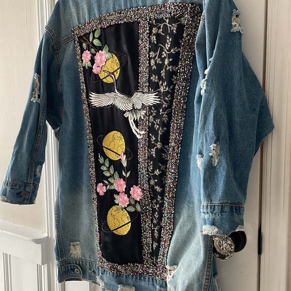 Sundays One of a kind Jean distressed Jacket - Picture 9 of 11